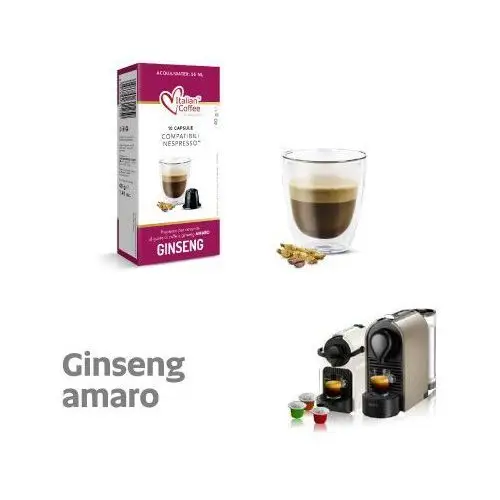 Ginseng amaro (kawa z żeń-szeniem) italian coffee - 10 kapsułek Kapsułki do nespresso 2
