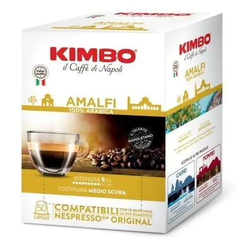 Kapsułki do nespresso Kimbo amalfi - 50 kapsułek