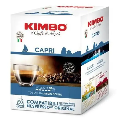 Kapsułki do nespresso Kimbo capri - 50 kapsułek