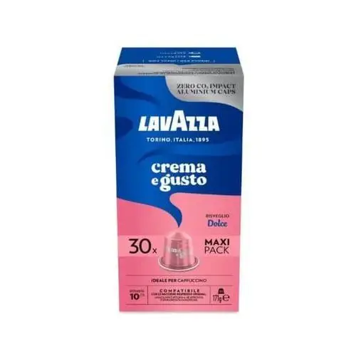 Lavazza Crema e Gusto Dolce 30 aluminiowych kapsułek do Nespresso