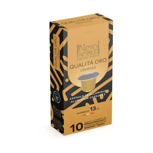 NeroNobile Qualita Oro Cremoso kapsułki aluminiowe do Nespresso - 10 kapsułek