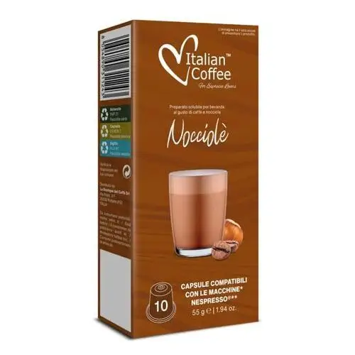 Kapsułki do nespresso Nocciola italian coffee - 10 kapsułek