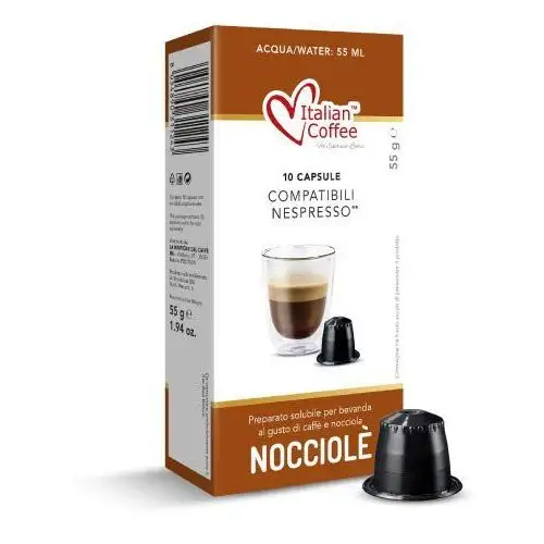 Kapsułki do nespresso Nocciola italian coffee - 10 kapsułek