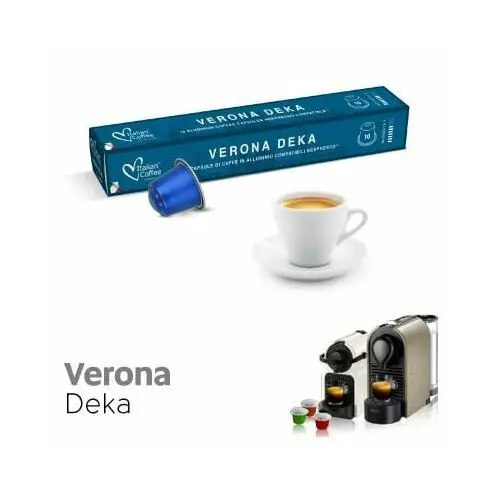 Verona deka (kawa bezkofeinowa) kapsułki aluminiowe do nespresso - 10 kapsułek Kapsułki do nespresso 2