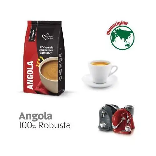 Kapsułki do tchibo cafissimo Angola - 100% robusta - 12 kapsułek 2