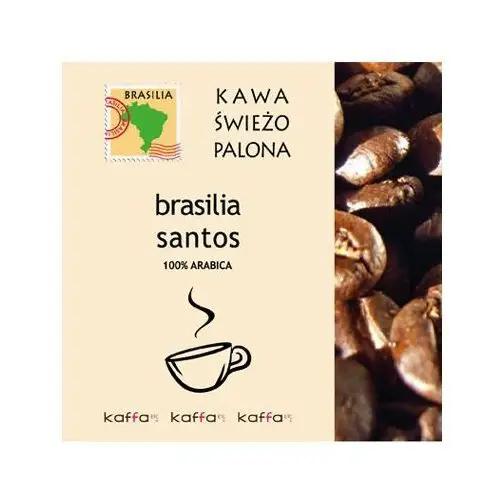 Kawa Świeżo Palona BRASILIA SANTOS 1 kg