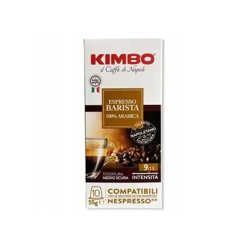 Espresso barista 100% arabica - kapsułki nespresso 10szt Kimbo