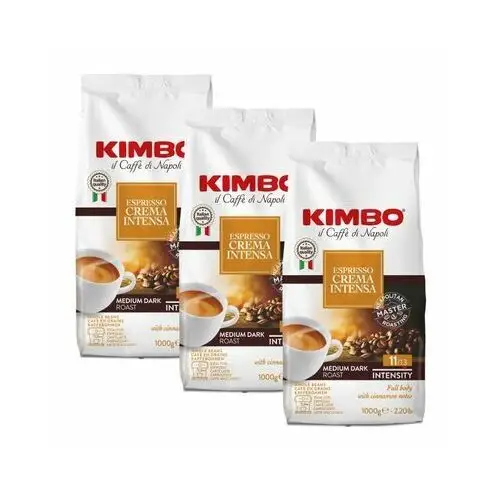 Kimbo Kawa ziarnista espresso crema intensa 3 x 1 kg