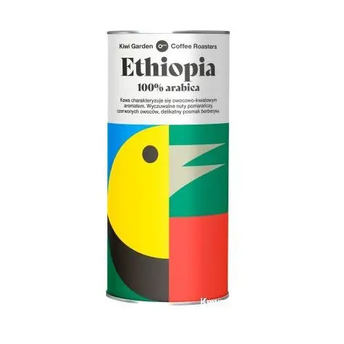 Kiwi garden ethiopia kawa ziarnista 100% arabica 200g puszka