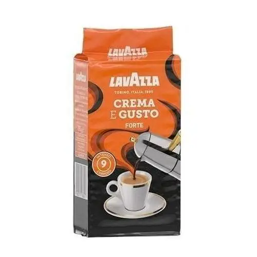 Lavazza Crema e Gusto Forte - kawa mielona 250g / duża zawartość kofeiny