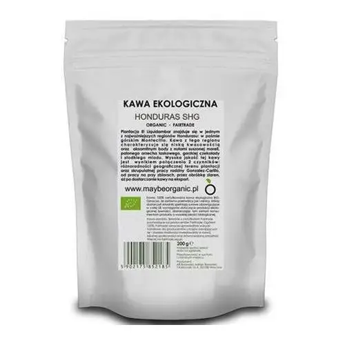 Kawa mielona ekologiczna Honduras SHG 200 g 2