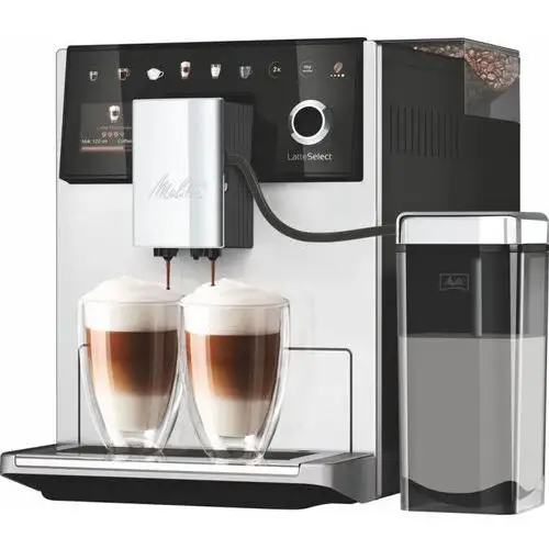 Ekspres do kawy latte select® f630-211 silver Melitta