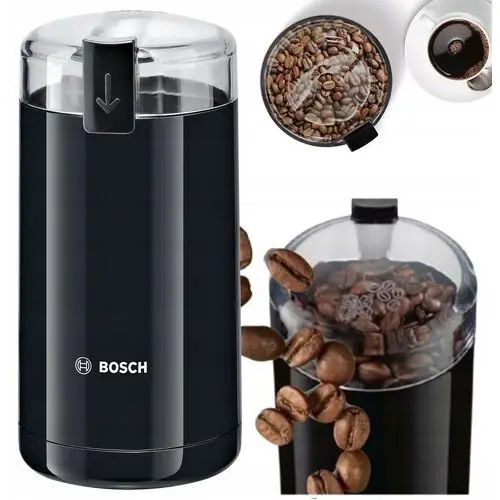 Młynek Do Mielenia Kawy Ziaren Zbóż Elektryczny Duży Szybki Czarny Bosch