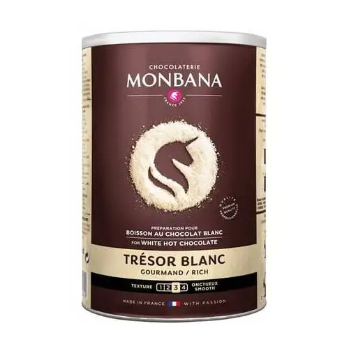 Biała czekolada pitna w proszku Tresor Blanc Monbana 500g w puszce