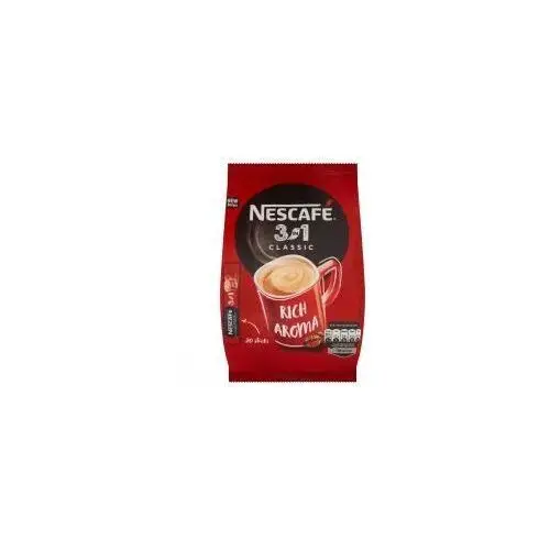 Nescafe 3in1 classic rozpuszczalny napój kawowy 20 x 16,5 g