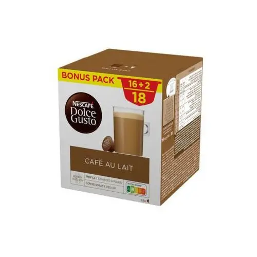NescafÉ® dolce gusto® Kawa w kapsułkach café au lait, 18 szt