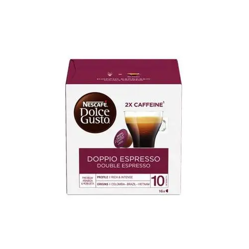 Kawa w kapsułkach NESCAFÉ® Dolce Gusto® Doppio Espresso, 16 szt