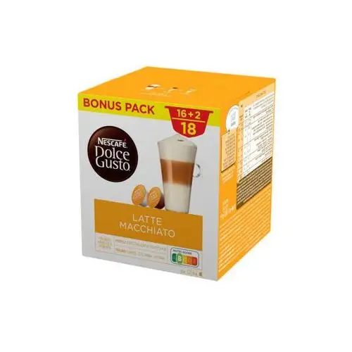 Kawa w kapsułkach latte macchiato, 9+9 szt. NescafÉ® dolce gusto®
