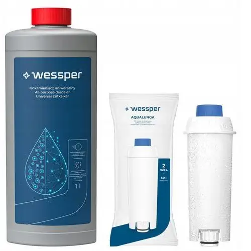 Odkamieniacz do ekspresu Wessper 1l filtr do ekspresu Delonghi Dinamica