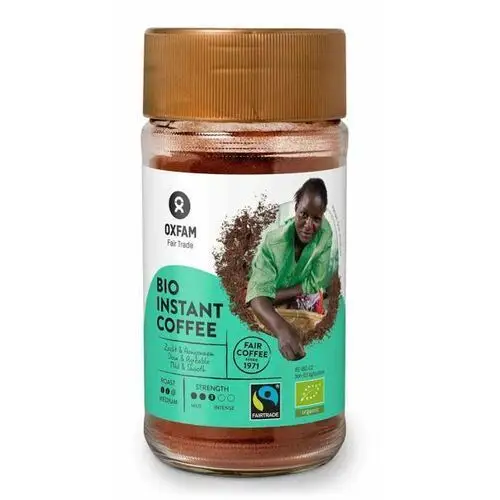 Oxfam fair trade Kawa rozpuszczalna tanzania arabica/robusta fair trade - oxfam (100g)