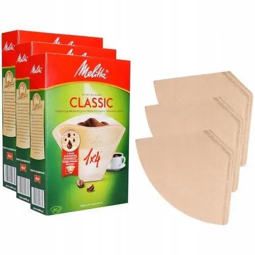 Papierowe filtry do kawy Melitta Classic 1x4 240x