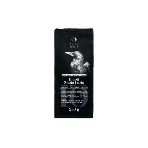 Kawa mielona specialty Black Crow White Pigeon Brazil Santa Luzia, 250 g