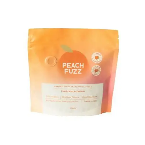 Przyjaciele kawy Kawa mielona z limitowanej edycji coffee of the year 2024 peach fuzz, 200 g