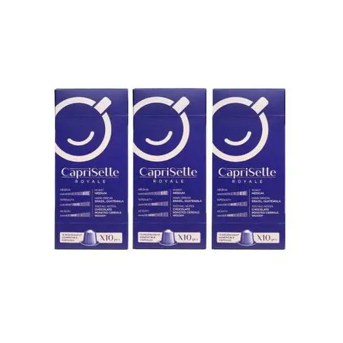 Kawa w kapsułkach do ekspresów Nespresso® Caprisette Royale, 3 x 10 szt