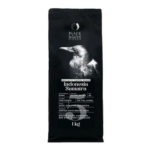 Kawa ziarnista specialty Black Crow White Pigeon Indonesia Sumatra, 1 kg