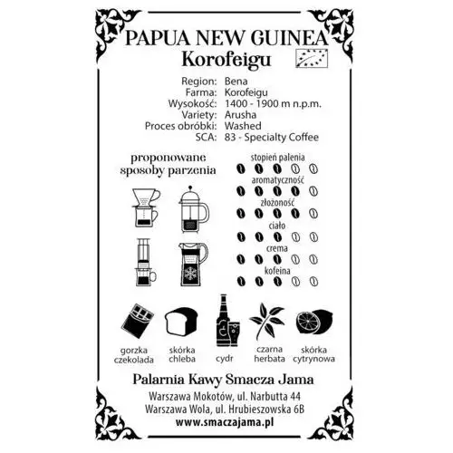 Kawa Ragazza Papua Nowa Gwinea Organic, C81C-470A5 2