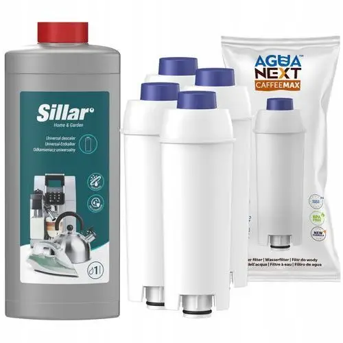 Sillar odkamieniacz do ekspresu 1l 4x filtr do wody do ekspres Delonghi