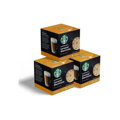 Kawa w kapsułkach do Dolce Gusto® Starbucks Caramel Macchiato, 3 x 6 + 6 szt