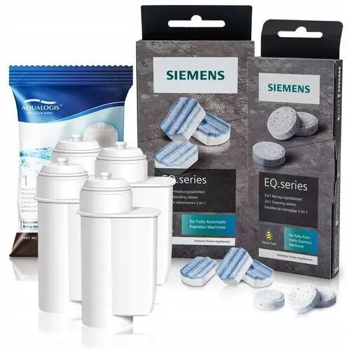 Tabletki i Odkamieniacz Siemens 4x Filtr Do Ekspresu Siemens AL-Inte