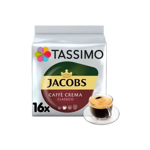 TASSIMO JACOBS CAFFÈ CREMA CLASSICO KAWA MIELONA 16 KAPSUŁEK 112 G