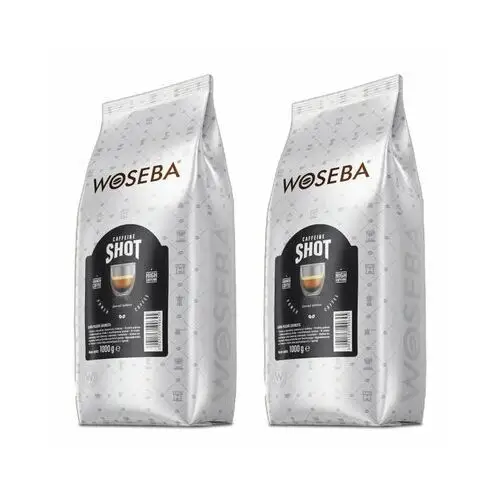 Kawa ziarnista caffeine shot 2 x 1 kg Woseba
