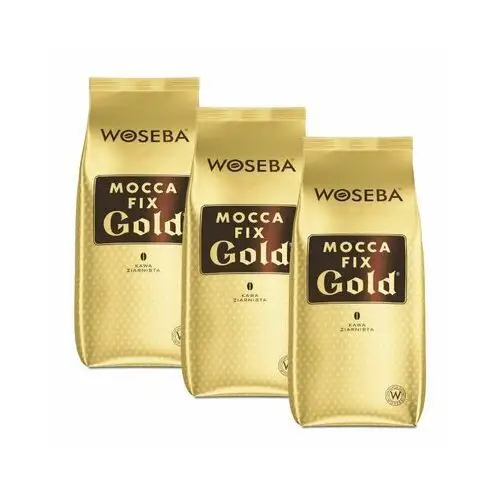 Kawa ziarnista mocca fix gold 3 x 1 kg Woseba