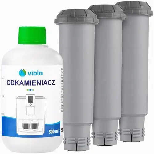 Zestaw do ekspresu Krups 3x Filtr 1x Odkamieniacz 500ml