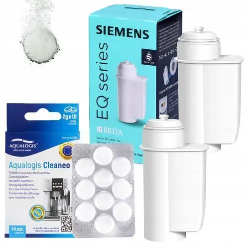 Zestaw do Siemens 2x Filtr Brita Intenza TZ70003 Tabletki Czyszczące 10szt