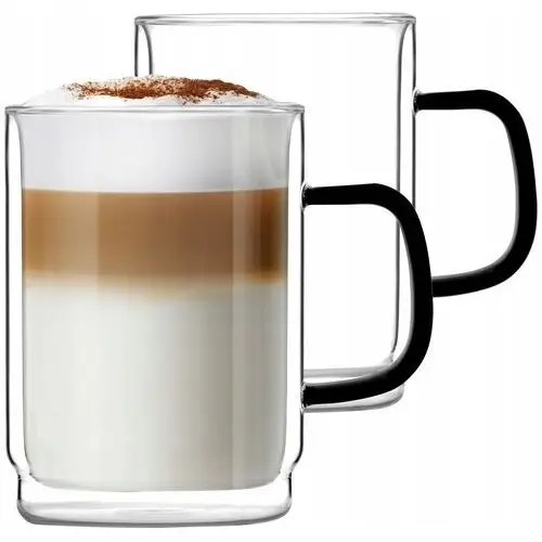 Zestaw szklanek termicznych 2szt do kawy 350ml